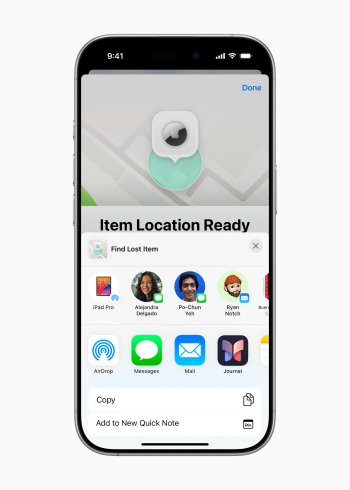 Apple Find My umožňuje sdílet polohu ztracených předmětů s třetími stranami