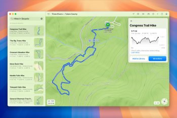 Apple Mapy v macOS Sequoia nabízí tisíce pěších tras v amerických národních parcích a umožňují plánování vlastních tras pro milovníky dobrodružství.