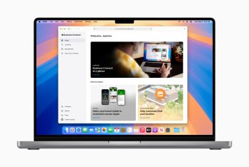 Podniky se mohou zaregistrovat do Apple Business Connect na samoobslužném webu a zdarma si začít přizpůsobovat svou značku.