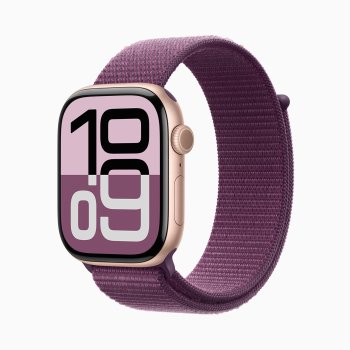 Apple Watch Series 10 je k dispozici také v aktualizované variantě růžového zlata (na obrázku), která doplňuje populární matný stříbrný hliníkový povrch. Tyto nové barevné varianty poskytují uživatelům více možností personalizace, zatímco si zachováv