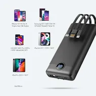 Powerbanka Veger C20 20000mAh (Micro USB + USB-C + Lightning) černá