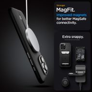 Spigen Enzo Aramid MagFit MagSafe iPhone 16 Pro Max Black Natural