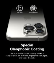 Ringke Camera Full Cover Glass 2-Pack: Ochrana fotoaparátu iPhone 16 Pro / 16 Pro Max čirá