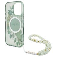 GUESS Flowers Pearl Strap MagSafe iPhone 16 Pro Max