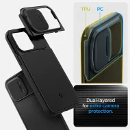 Pouzdro Spigen Optik Armor MagFit iPhone 14 Pro Max černé