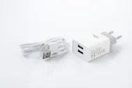 Nabíječka Callme LS12 s Lightning kabelem (2x USB-A, 12W)