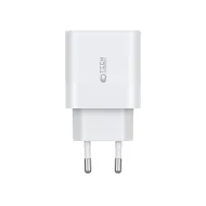 TECH-PROTECT C20W PD20W nabíječka do sítě + kabel USB-C / USB-C, bílá