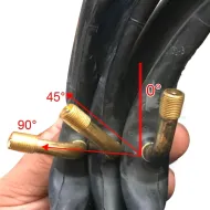 Duše 10x3 (255x80) se zahnutým ventilkem 45°/45°