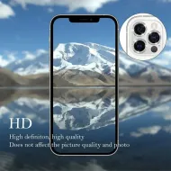 Tvrzené sklo Chief Max HARD DIAMOND Lens Glass iPhone 15 Plus / 15 stříbrné