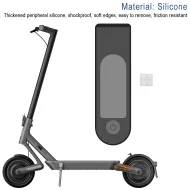 Voděodolný silikonový kryt displeje Xiaomi Electric Scooter 4 Ultra, černý