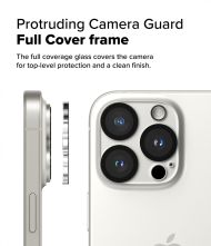 Ringke Camera Full Cover Glass 2-Pack: Ochrana fotoaparátu iPhone 16 Pro / 16 Pro Max čirá