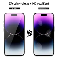 JP 3D sklo s instalačním rámečkem, iPhone 14 Pro MAX, černé