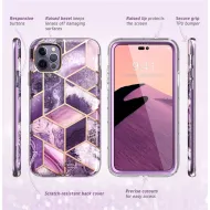 Pouzdro i-Blason Cosmo iPhone 14 Pro Max Purple Fly