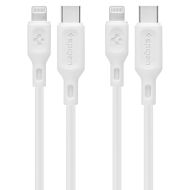 Kabel Spigen Essential MFi C10CL USB-C / Lightning 2-Pack 1m Bílý