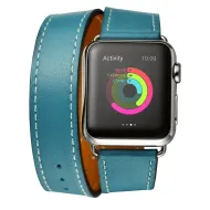 Kožený řemínek Double Tour pro Apple Watch Series 10 (46mm)