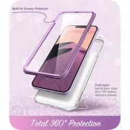 Pouzdro i-Blason Cosmo iPhone 14/13 Marble Purple