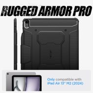 Pouzdro Spigen Rugged Armor Pro na iPad Air 13" (2024) černé