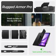 Pouzdro Spigen Rugged Armor Pro na iPad Air 13" (2024) černé