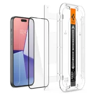 Tvrzené sklo Spigen GLAStR EZ Fit FullCover 2Pack iPhone 15 Plus černé