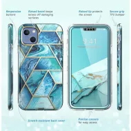 Pouzdro i-Blason Cosmo iPhone 14 Plus / 15 Plus Ocean Blue