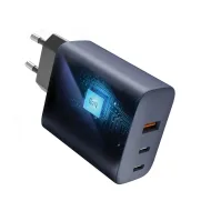 Nabíječka Forcell F-Energy VT-42B 2xUSB-C & USB-A GaN 65W 4A PD/QC4.0 šedá