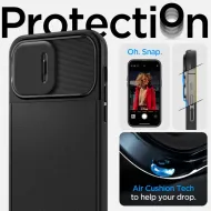 Pouzdro Spigen Optik Armor MagFit iPhone 14 Pro Max černé