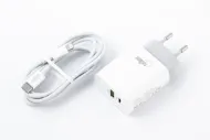 Nabíječka Callme LS13 s Lightning kabelem (USB-A, USB-C, 18W)