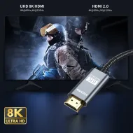 Kabel Tech-Protect UltraBoost YJ-050 HDMI 2.1 8K 60Hz / 4K 120Hz 1m černý