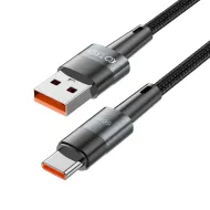 Kabel Tech-Protect UltraBoost YJ-0002 USB-A / USB-C 66W/6A 1m černý/šedý