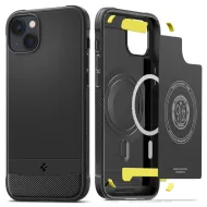 Pouzdro Spigen Rugged Armor MagFit iPhone 14 černé