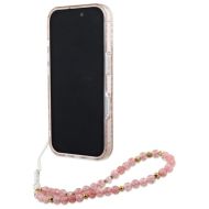 GUESS Flowers Allover Electro Pearl Strap MagSafe iPhone 16 Plus