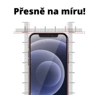 JP Privacy 3D sklo, 2 kusy, s instalačním rámečkem, iPhone 13, černé