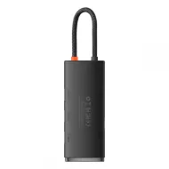 Baseus Lite Series BS-OH018 Hub Adapter Type-C 5-Port černý