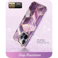 Pouzdro i-Blason Cosmo iPhone 14 Pro Max Marble Purple