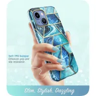 Pouzdro i-Blason Cosmo iPhone 14 Plus / 15 Plus Ocean Blue