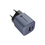 Nabíječka Forcell F-Energy VT-31 USB-C & USB-A GaN 33W 3A PD/QC4.0 šedá