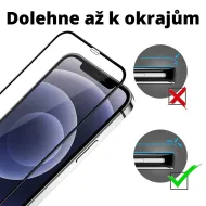 JP 3D sklo s instalačním rámečkem, iPhone SE 2020 / 2022, černé