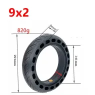 DYT 9x2 (8,5x2) Bezdušová plná pneumatika Ninebot E22/E25, Xiaomi Scooter 2/3/Pro/Pro 2