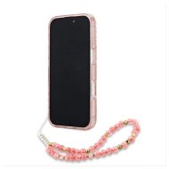 GUESS Flowers Allover Electro Pearl Strap MagSafe iPhone 16 Pro