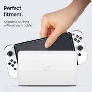 Tvrzené sklo Spigen GLAStR EZ Fit 2-Pack Nintendo Switch OLED čiré