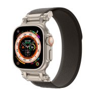 Tech-Protect Nylon Delta Apple Watch 6/7/8/9/10/SE a Ultra 1/2 44/45/46/49mm černý/oranžový