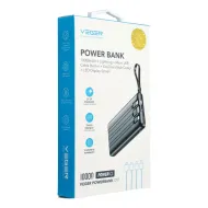 Powerbanka Veger C10 10000mAh (Micro USB + USB-C + Lightning) černá