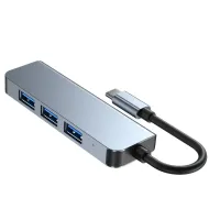 Tech-Protect V1-HUB Adapter 4in1 Grey