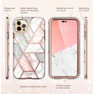 Pouzdro i-Blason Cosmo iPhone 14 Pro Marble Pink