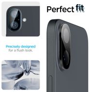 Spigen GLAStR OPTIK 2-Pack: Ochrana fotoaparátu iPhone 16 Plus / 16 black