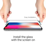 Ochranné sklo Spigen GLAS.tR SLIM HD Full Cover na displej iPhone 11 Pro/XS/X