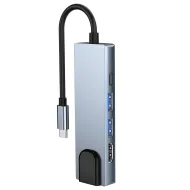 Tech-Protect V3-HUB Adapter 5in1 Grey