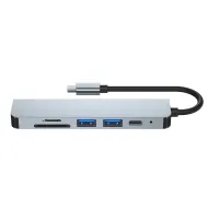 Tech-Protect V4-HUB Adapter 6in1 Grey