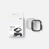 Kryt Ringke SLIM Case 2-Pack Apple Watch 10 (46mm) Čirý + Černý