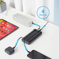 Powerbanka Veger C20 20000mAh (Micro USB + USB-C + Lightning) černá